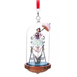 2024 Disney Parks Ornament Haunted Mansion Ballerina Tightrope Stretch Painting